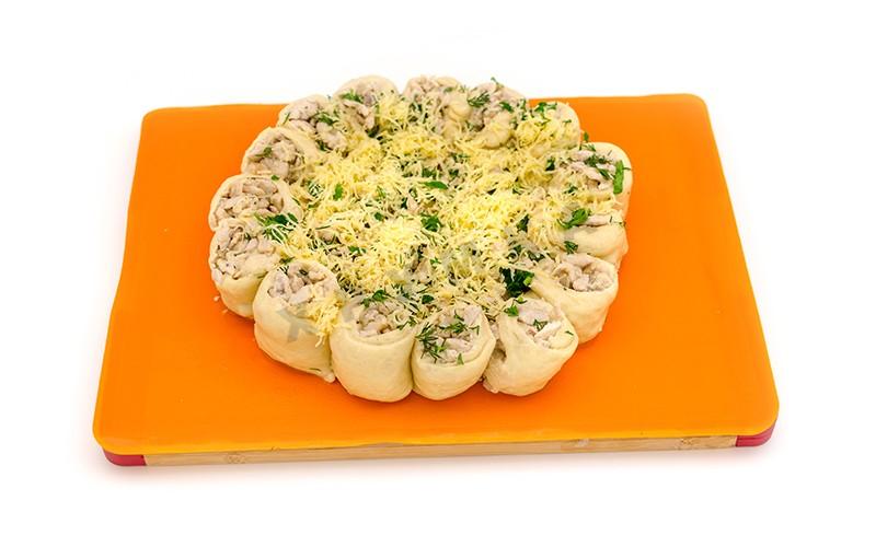 Шаг 8 приготовления Курник праздничный