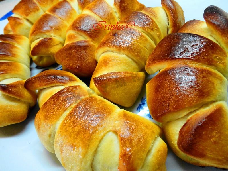 Шаг 8 приготовления Рогалики кифле с сыром