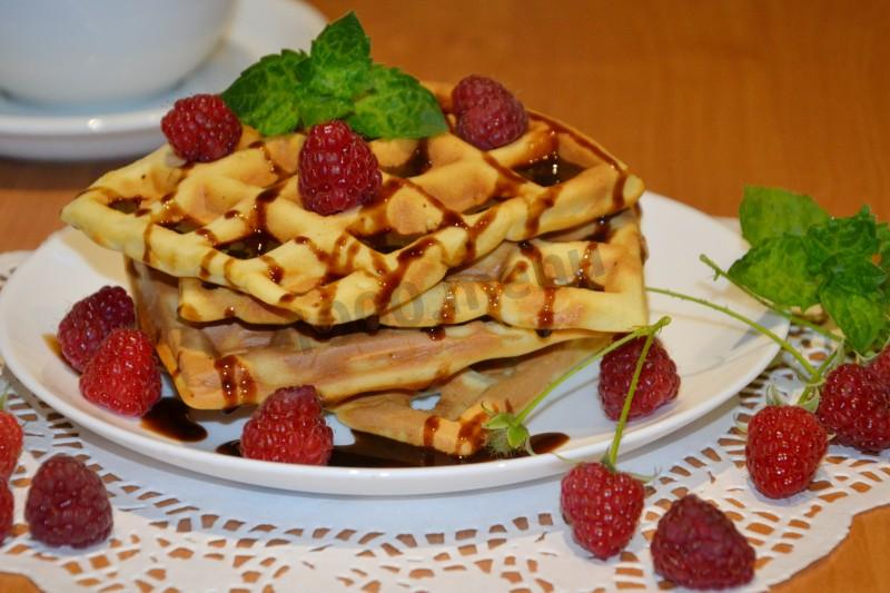 Шаг 13 приготовления Венские вафли с разрыхлителем для электровафельницы