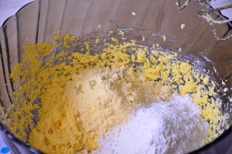 Шаг 4 приготовления Кукурузное печенье с мятным ганашем