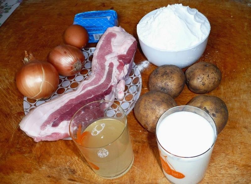 Шаг 1 приготовления Кубете с мясом и картошкой
