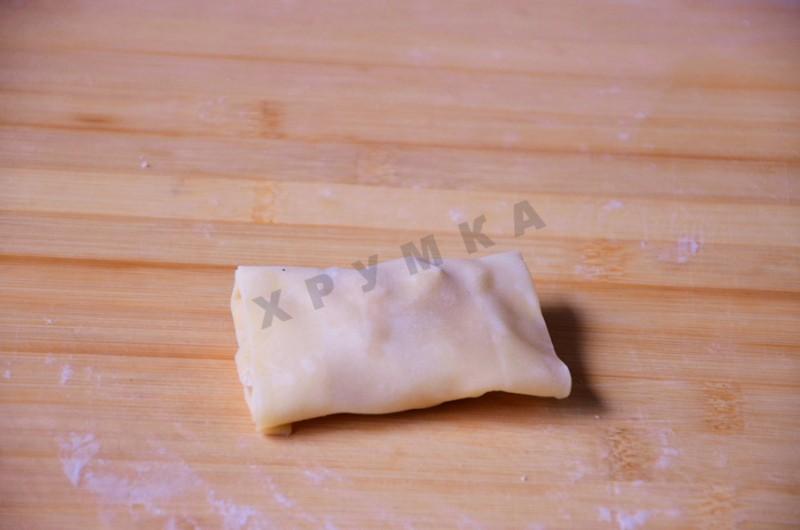 Шаг 4 приготовления Пирожки с яблоками из теста фило в духовке
