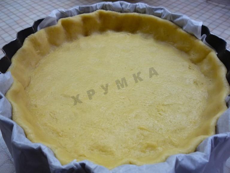 Шаг 9 приготовления Быстрый яблочный пирог с творожной заливкой