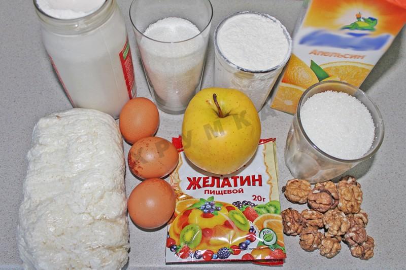 Шаг 1 приготовления Торт Золотая осень