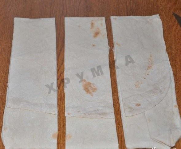 Шаг 2 приготовления Быстрые пирожки из лаваша с сыром и ветчиной