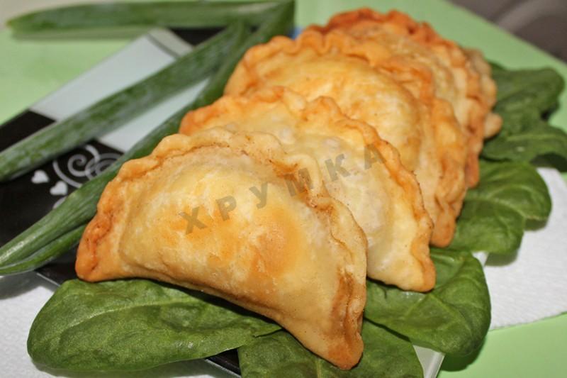 Шаг 12 приготовления Пирожки с мясом жареные на сковороде Посикунчики