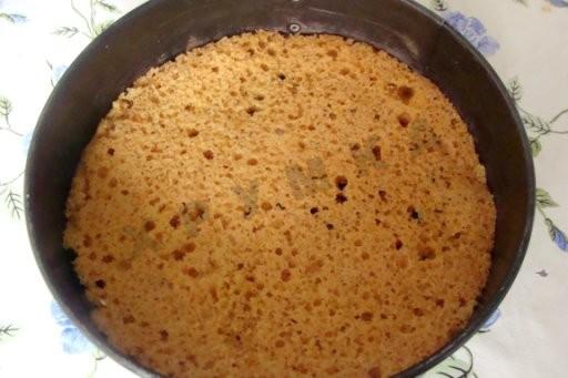 Шаг 9 приготовления Торт - Мусс из белого шоколада с клубничной прослойкой