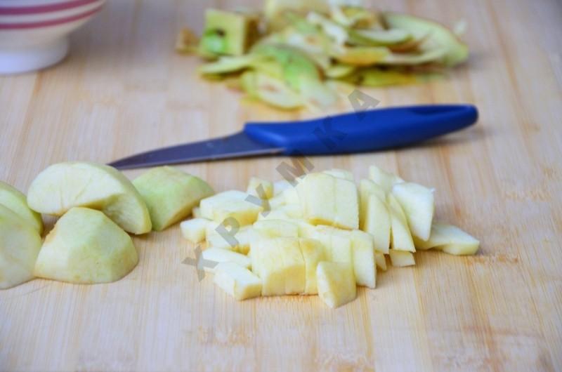 Шаг 2 приготовления Маффины с яблоками и корицей на сливках