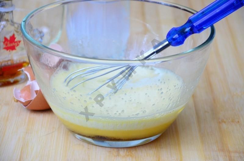 Шаг 4 приготовления Маффины с яблоками и корицей на сливках