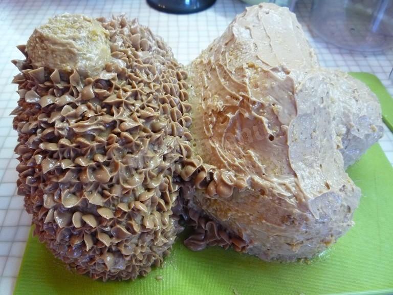 Шаг 11 приготовления Торт Собака со сгущенкой