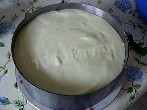 Шаг 20 приготовления Лимонно-мятный торт с малиновой прослойкой