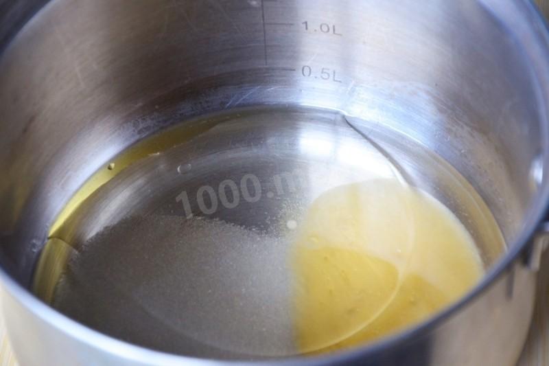 Шаг 2 приготовления Шоколадный пирог с сухофруктами и орехами постный Новогодний