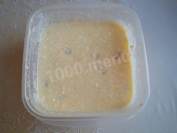 Шаг 4 приготовления Пирог с финиками Лакомка тертый
