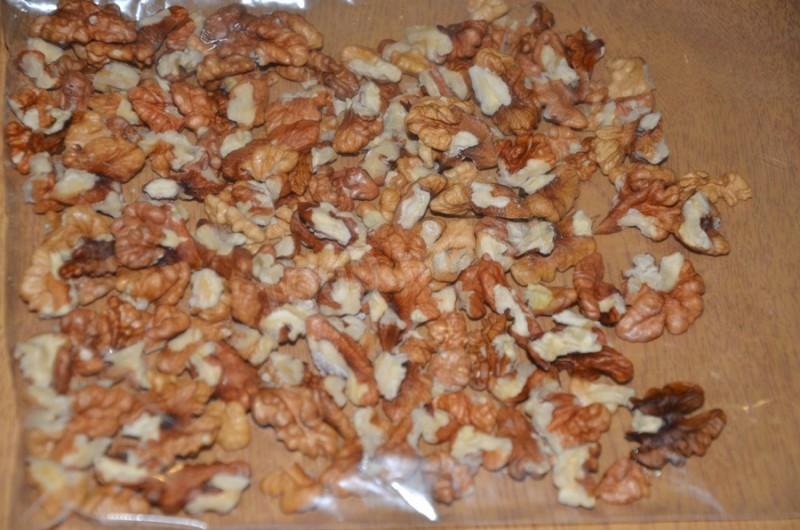 Шаг 8 приготовления Творожные рогалики с ореховой начинкой