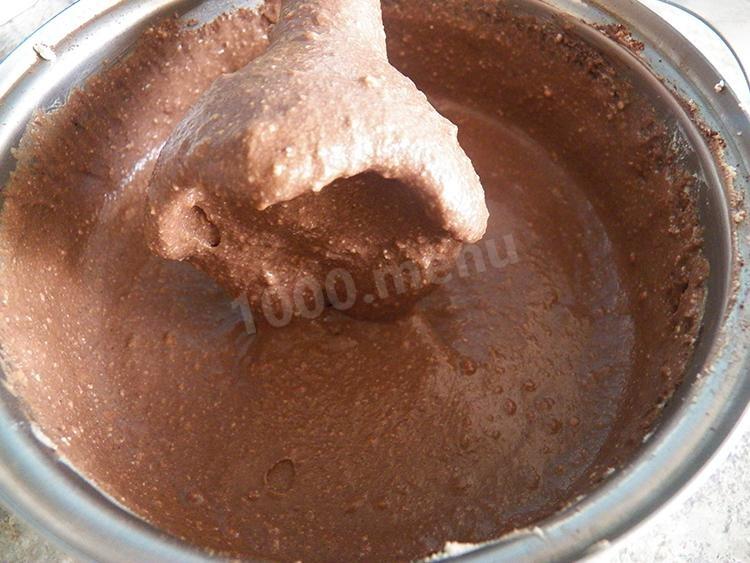 Шаг 19 приготовления Торт из блинов с кремом из творога и какао