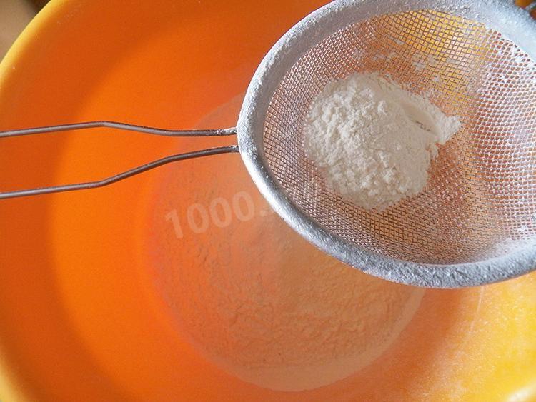 Шаг 2 приготовления Торт из блинов с кремом из творога и какао