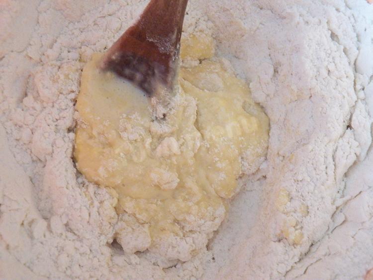 Шаг 7 приготовления Торт из блинов с кремом из творога и какао
