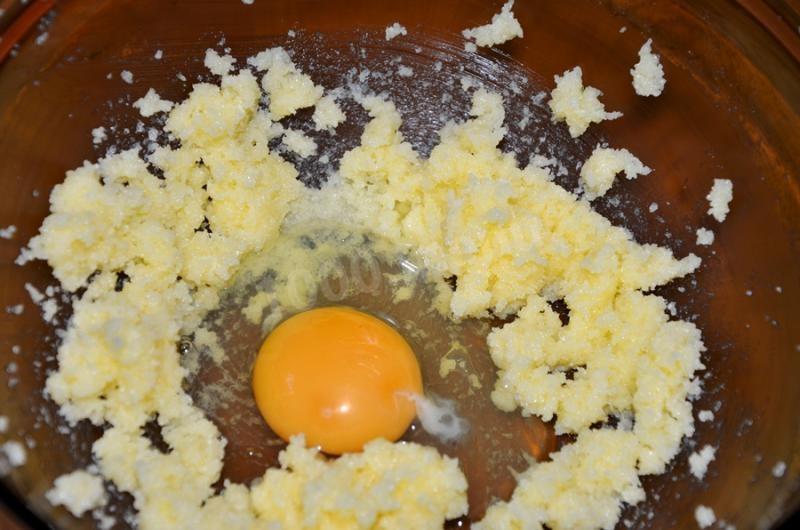 Шаг 5 приготовления Апельсиновые кексы на сливочном масле
