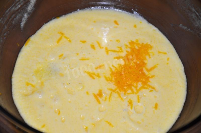 Шаг 6 приготовления Апельсиновые кексы на сливочном масле