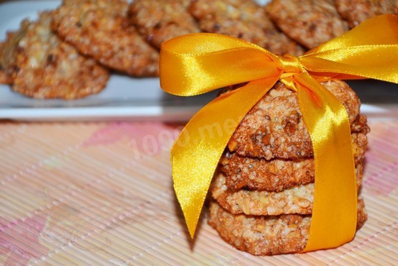 Обложка рецепта Ореховое печенье без муки
