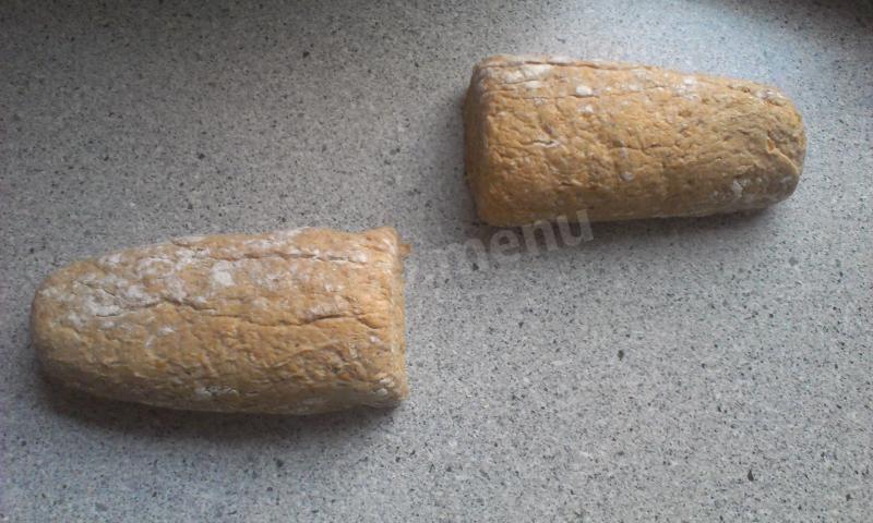 Шаг 10 приготовления Лепёшки с хлопьями и льняными семечками