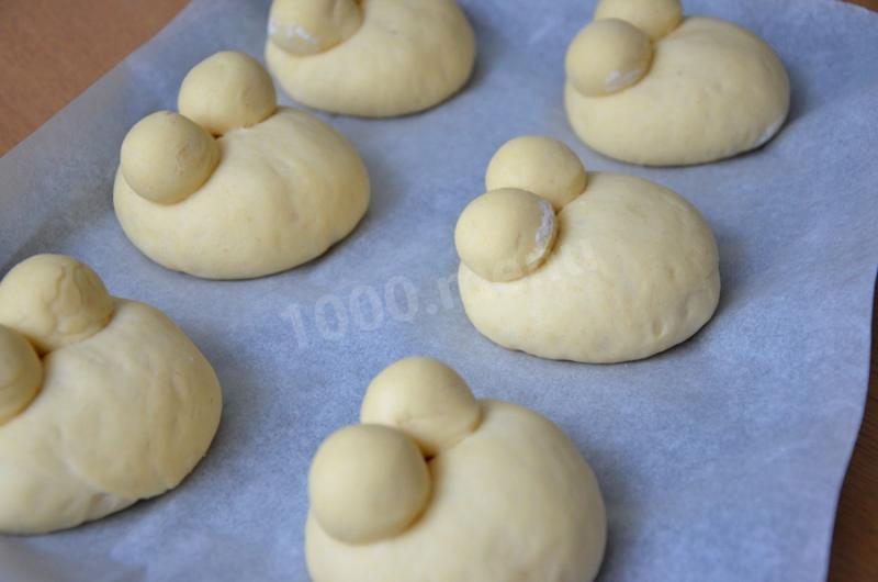 Шаг 10 приготовления Булочки Лягушки