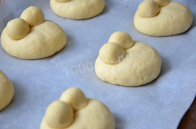 Шаг 9 приготовления Булочки Лягушки