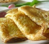 Шаг 8 приготовления Блины на разрыхлителе
