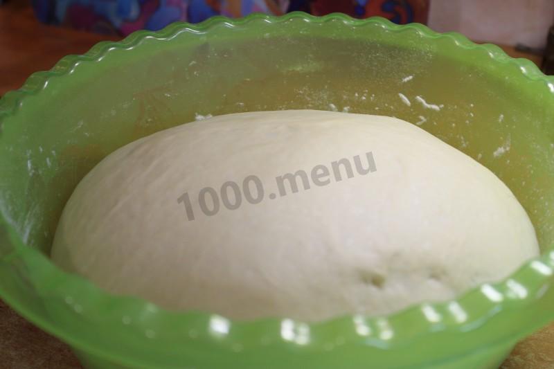 Шаг 22 приготовления Пирог с капустой и мясным фаршем дрожжевой