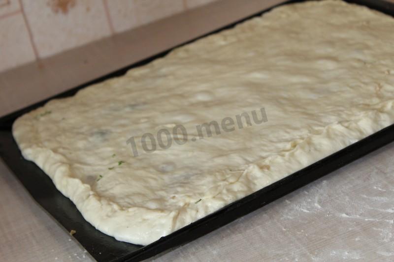 Шаг 26 приготовления Пирог с капустой и мясным фаршем дрожжевой