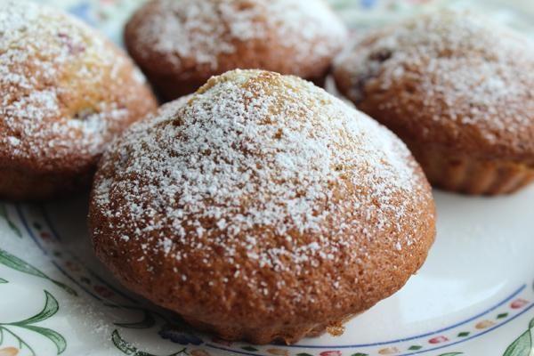 Шаг 7 приготовления Банановые кексы с малиной, корицей и имбирем