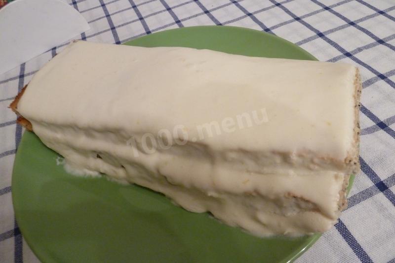 Шаг 8 приготовления Маковый торт Царица Эстер