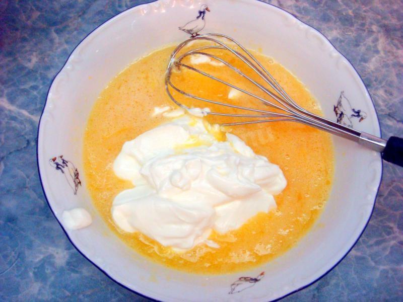 Шаг 4 приготовления Кексы с яблоками