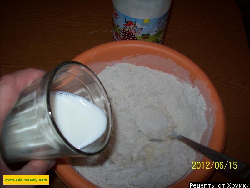 Шаг 7 приготовления Печенье ржаное и пшеничное