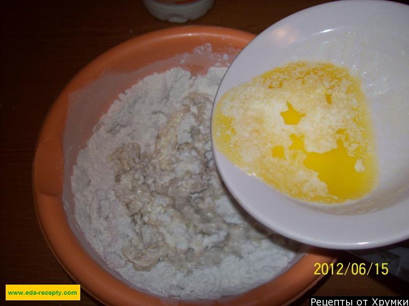 Шаг 8 приготовления Печенье ржаное и пшеничное