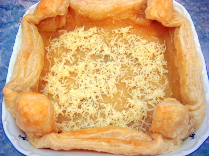 Шаг 15 приготовления Яблочно-луковый пирог