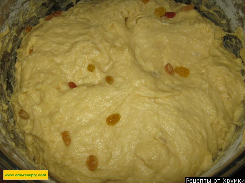 Шаг 15 приготовления Классический кулич пасхальный нечерствеющий