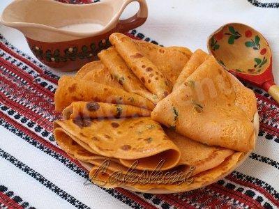 Шаг 10 приготовления Томатные вкусные блинчики