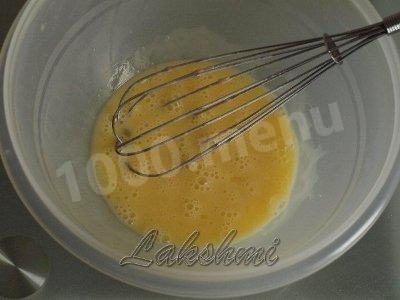Шаг 4 приготовления Томатные вкусные блинчики