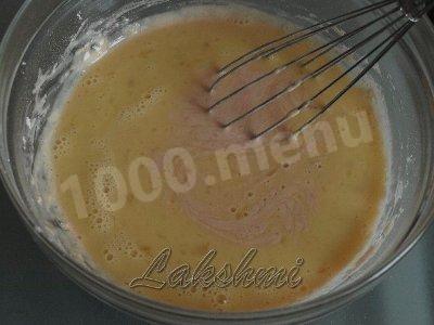 Шаг 5 приготовления Томатные вкусные блинчики