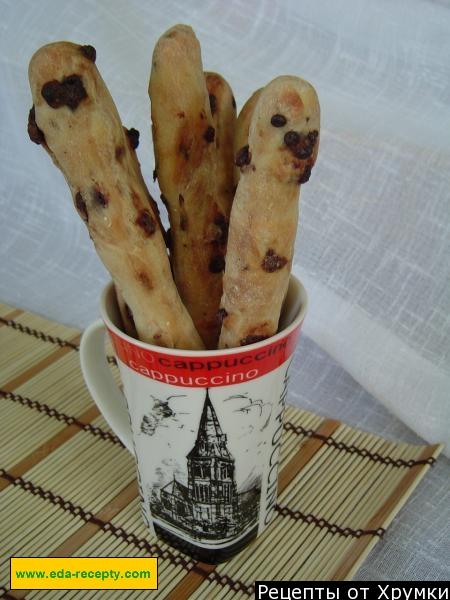 Шаг 9 приготовления Гриссини с шоколадом