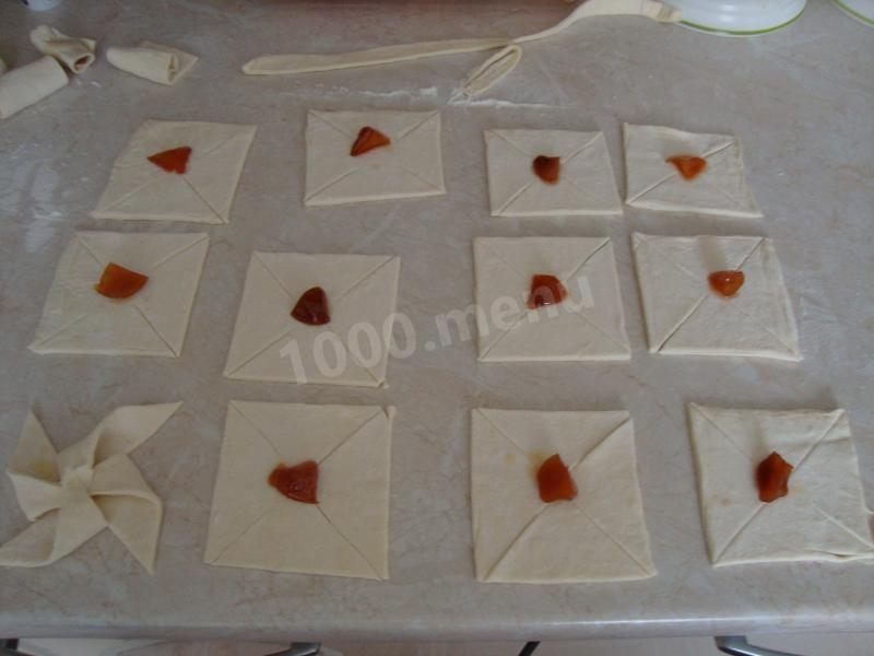 Шаг 1 приготовления Пирожное Вертушки