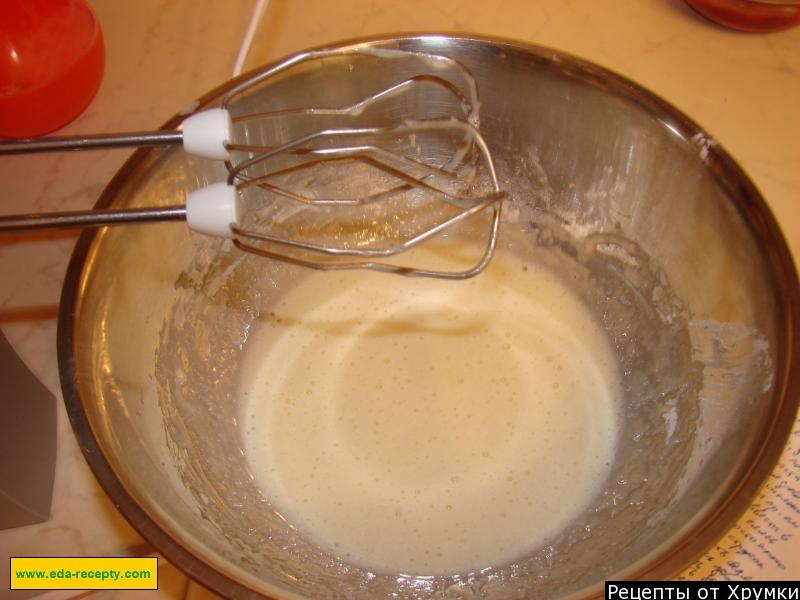 Шаг 10 приготовления Тарт с клубничным джемом и муссом