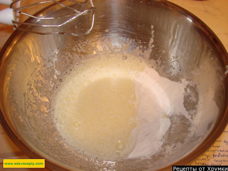 Шаг 9 приготовления Тарт с клубничным джемом и муссом