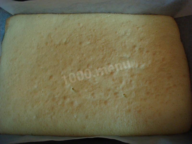 Шаг 5 приготовления Пышный торт к чаю