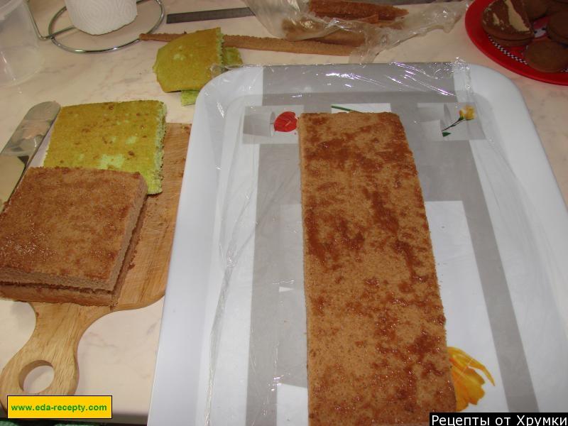 Шаг 56 приготовления Торт Паровоз