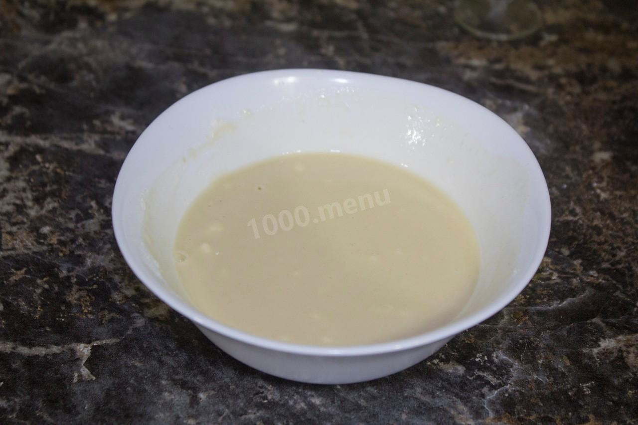 Шаг 2 приготовления Лангош лепешка