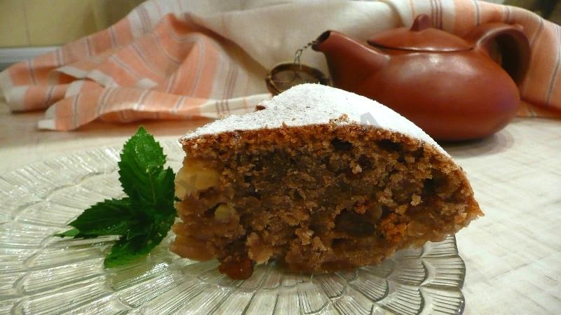 Шаг 13 приготовления Постный пирог в мультиварке
