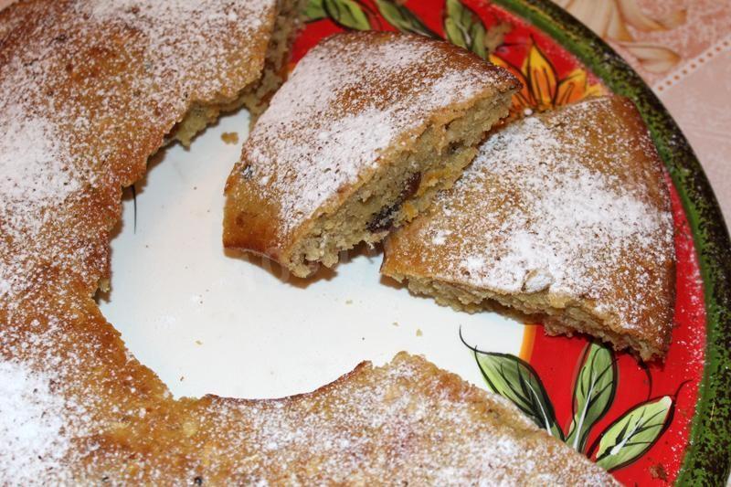 Обложка рецепта Овсяный кекс с курагой