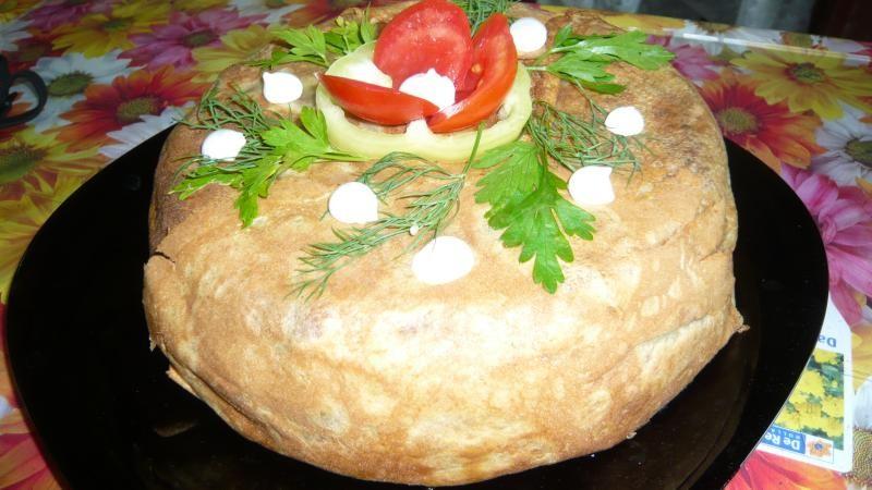 Обложка рецепта Блинчатый пирог из блинов